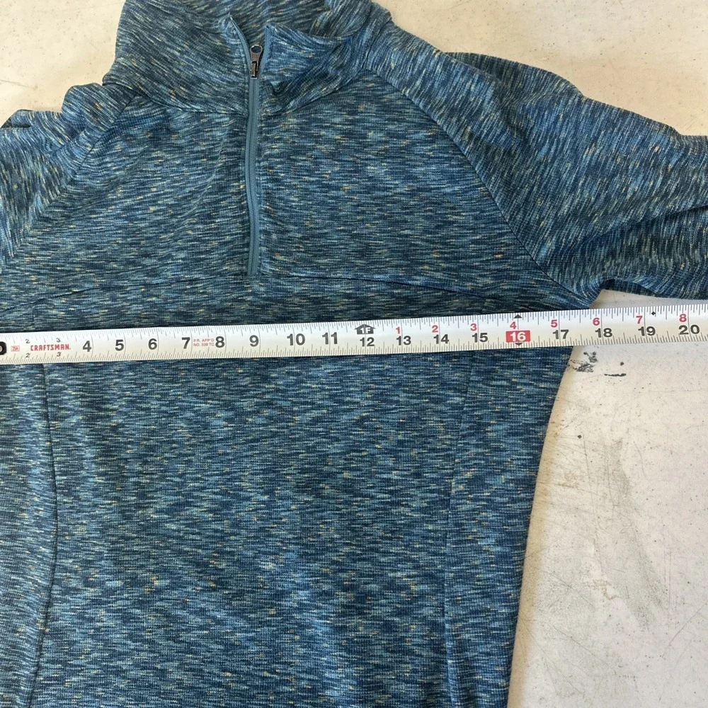 Columbia Outerspaced Sweater Women L Plus Ruffle Hiking Gorpcore 1/4 Zip Trek - Picture 8 of 10
